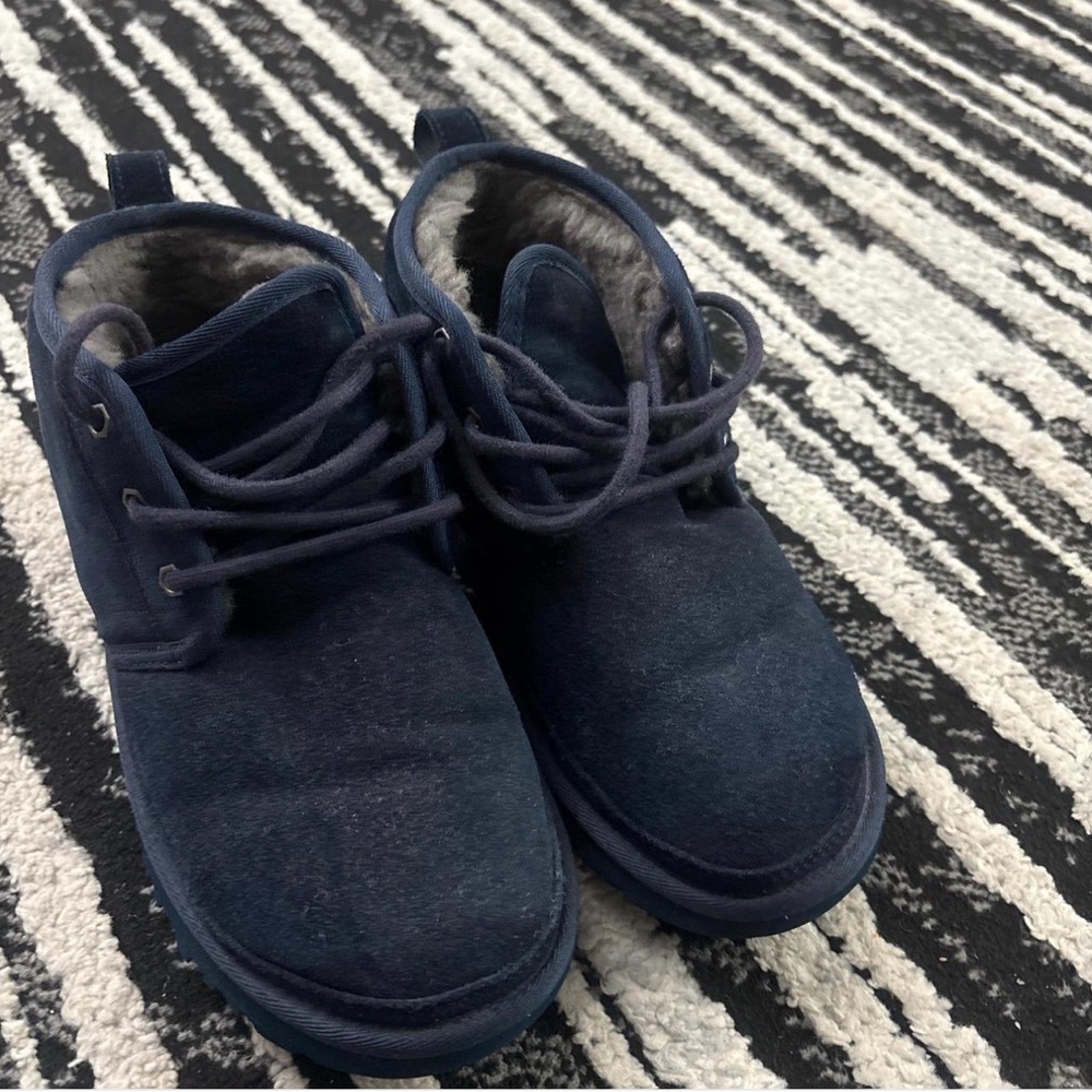 UGG Men's Navy Boat Shoes